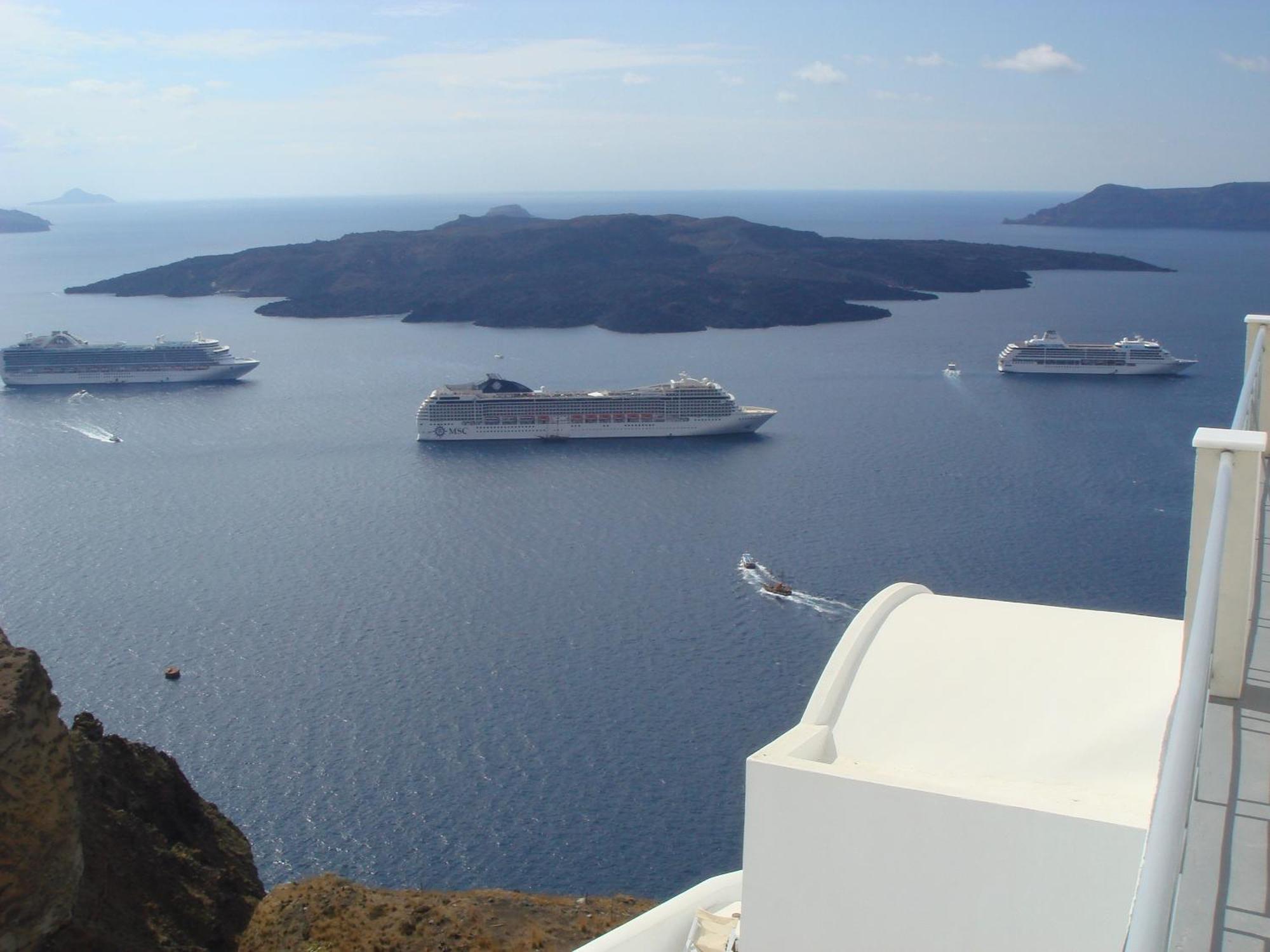 Tzekos Villas Fira  Exteriér fotografie